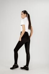 Ekstra toparlayıcı Binici Taytı Siyah renk