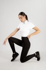 Ekstra toparlayıcı Binici Taytı Siyah renk