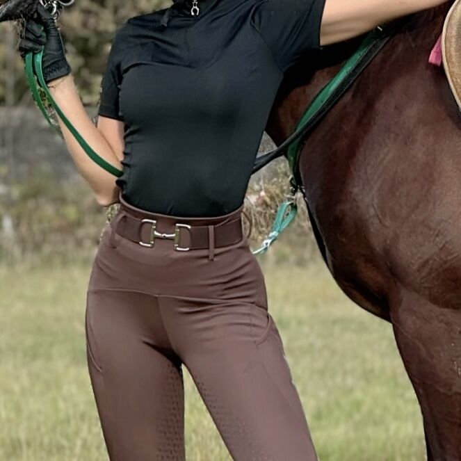 Gem tokalı lastikli kemer