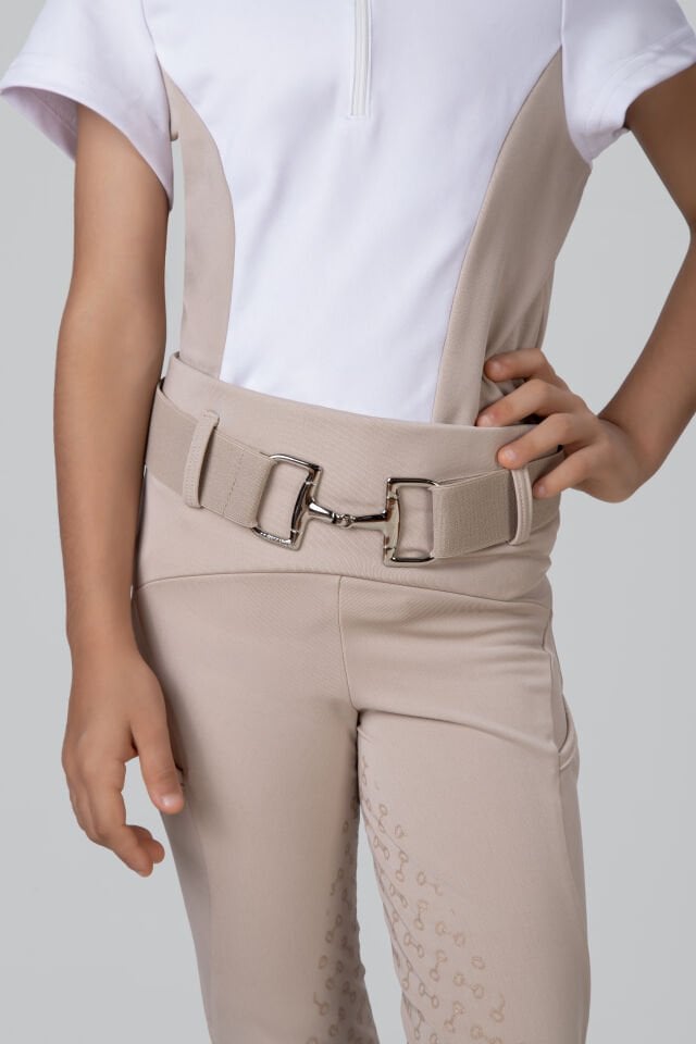 Gem tokalı lastikli kemer