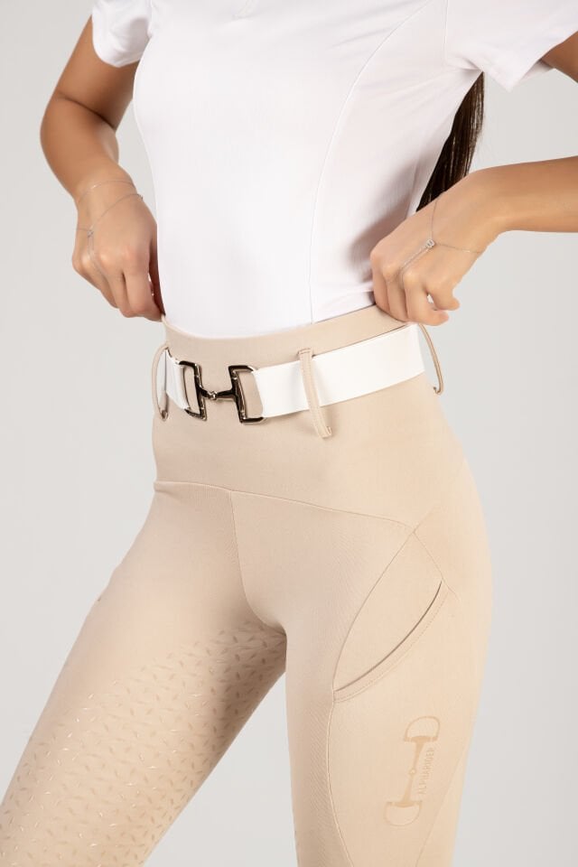 Gem tokalı lastikli kemer