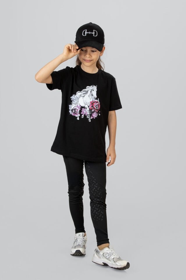 Çocuk binici taytı siyah renk