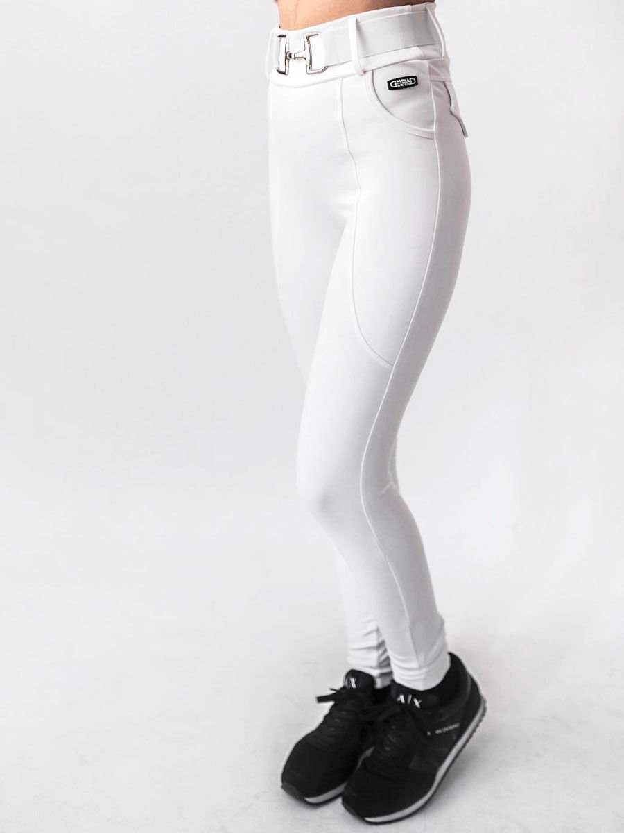 Mevsimlik binici Breggins Binici Taytı beyaz  renk