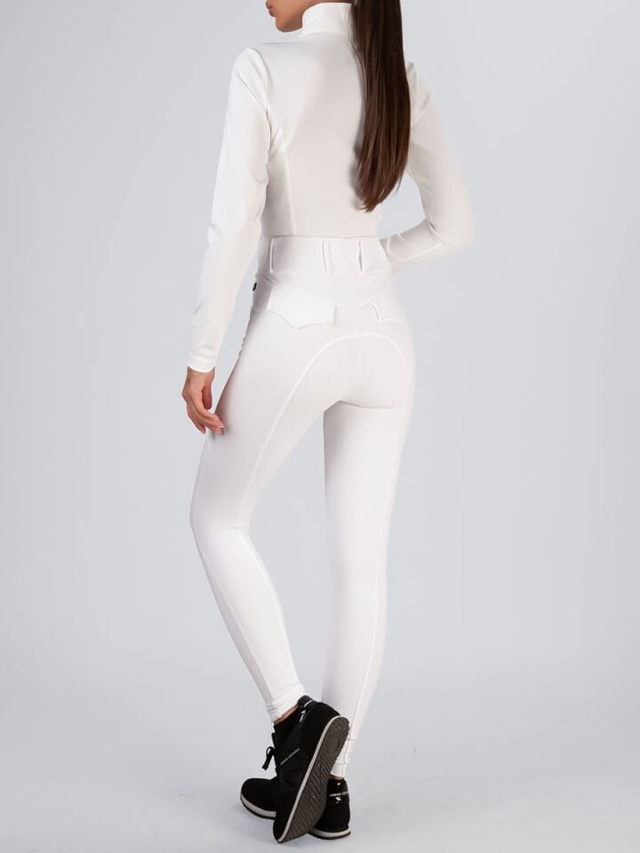 Mevsimlik binici Breggins Binici Taytı beyaz  renk