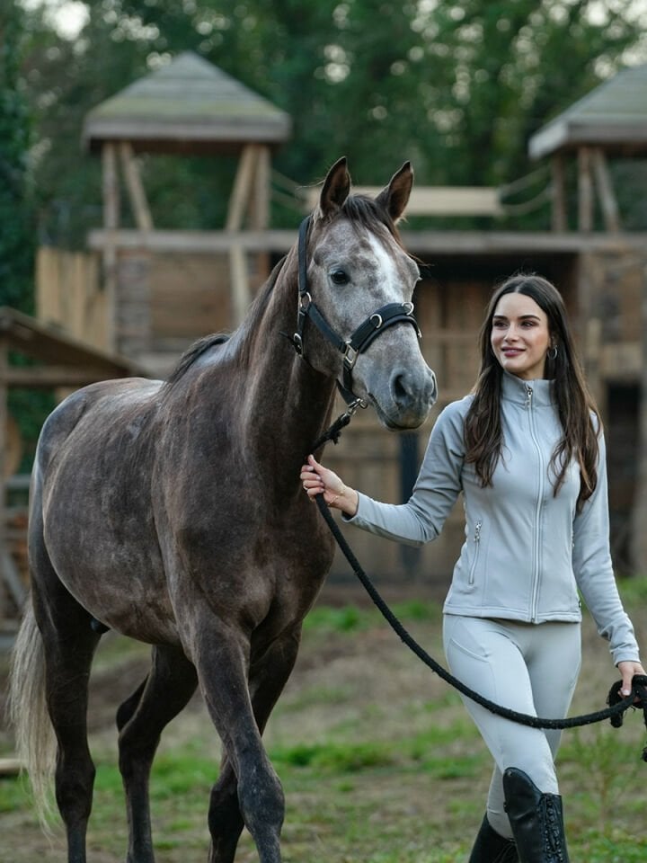 İçi şardonlu Fermuarlı ceket Açık Gri renk