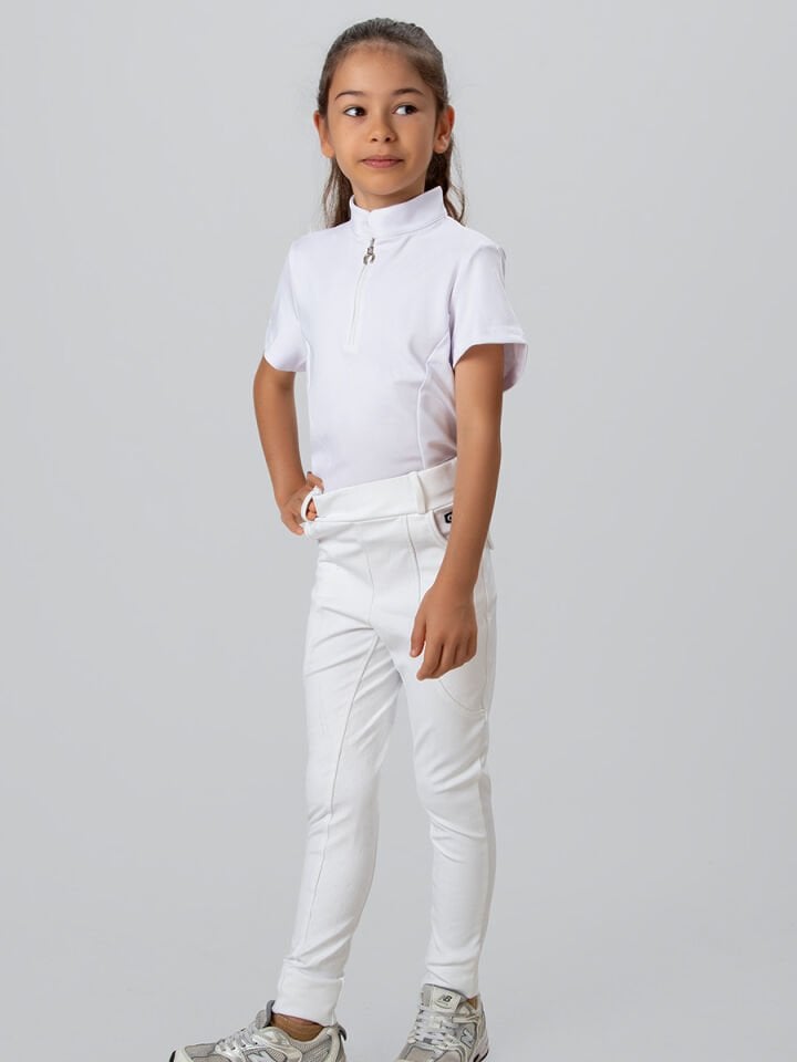 Çucuk Beyaz renk Binici Taytı Breggins Mevsimlik