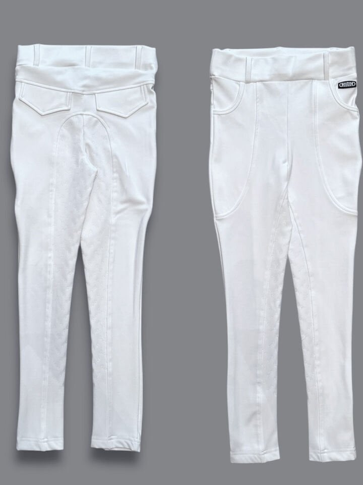 Çucuk Beyaz renk Binici Taytı Breggins Mevsimlik