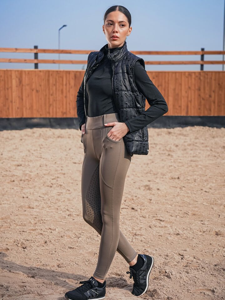 Mevsimlik Binici Taytı Vizon Renk