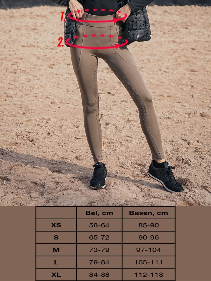 Mevsimlik Binici Taytı Vizon Renk