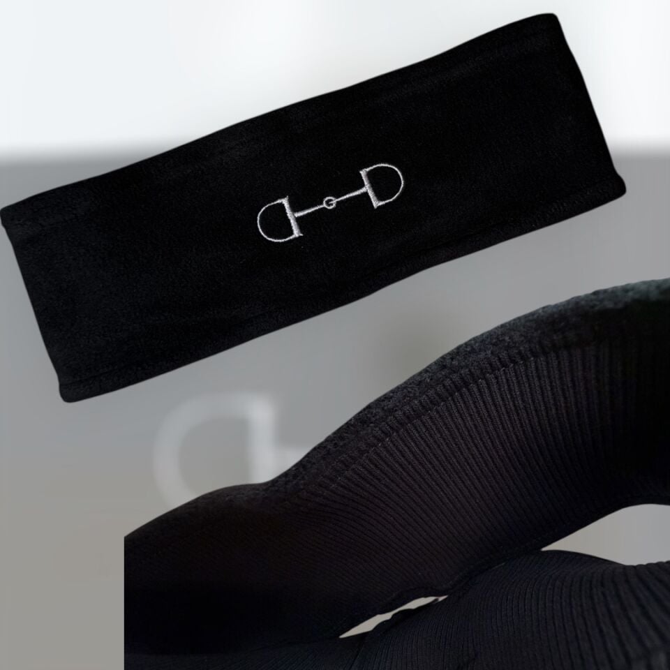 Nakışlı Polar Şaç Bandı